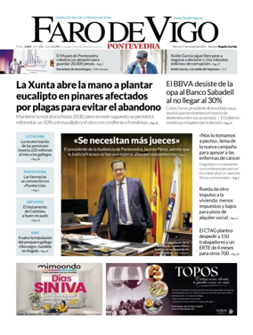 Cover of Faro de Vigo (Pontevedra)