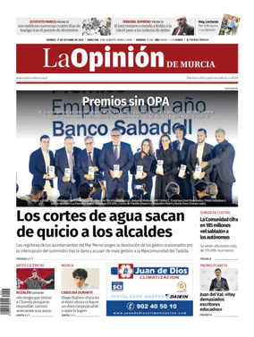 Cover of La Opinión de Murcia