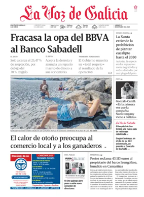 Cover of La Voz de Galicia (Carballo)