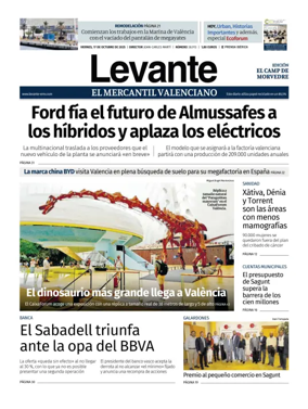 Cover of Levante EMV (Morvedre)