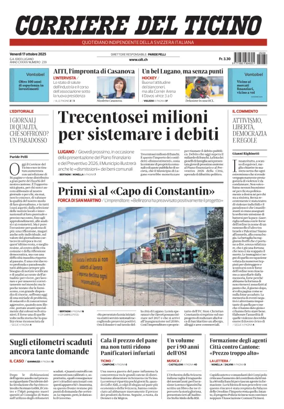 Cover of Corriere del Ticino