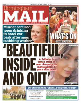 Cover of Birmingham Mail