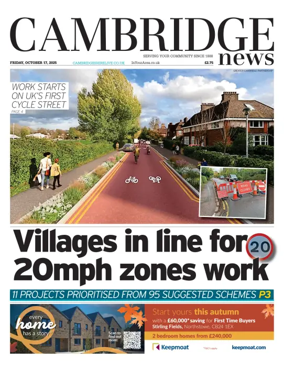 Cover of Cambridge News