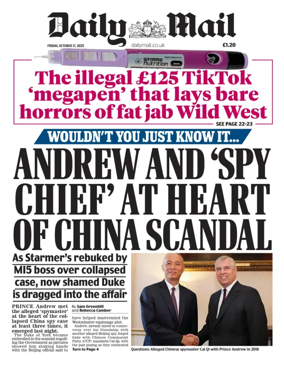 Cover of Daily Mail