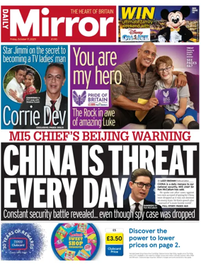 Cover of Daily Mirror