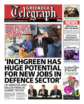 Cover of Greenock Telegraph