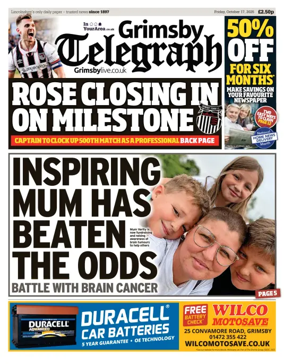 Cover of Grimsby Telegraph