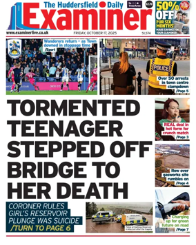 Cover of Huddersfield Daily Examiner