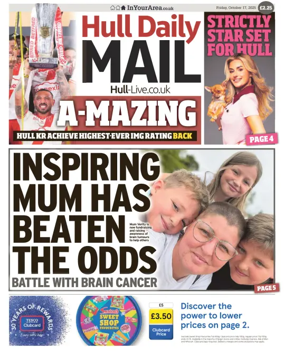 Cover of Hull Daily Mail