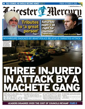 Cover of Leicester Mercury