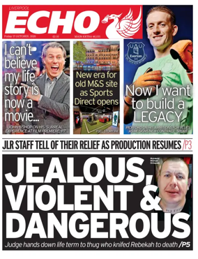 Cover of Liverpool Echo