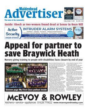 Cover of Maidenhead Advertiser
