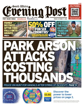 Cover of South Wales Evening Post