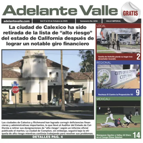 Cover of Adelante Valle