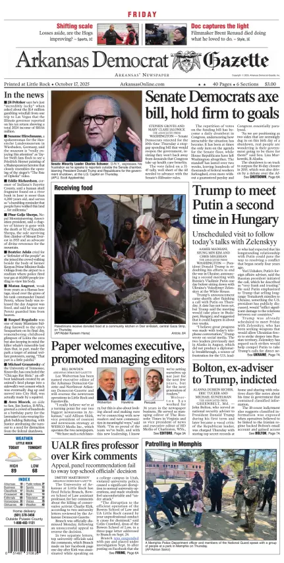 Cover of Arkansas Democrat-Gazette