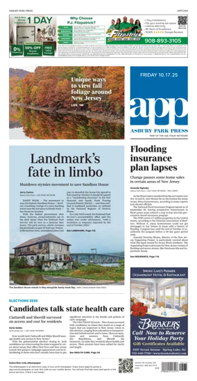 Cover of Asbury Park Press