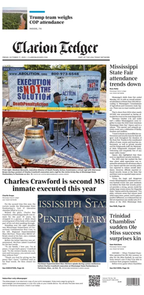Cover of Clarion Ledger