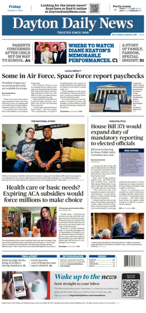 Cover of Dayton Daily News