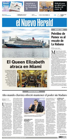 Cover of El Nuevo Herald
