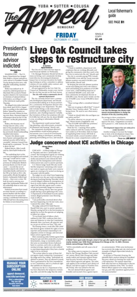 Cover of Marysville Appeal-Democrat    