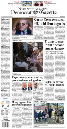 Cover of Northwest Arkansas Democrat-Gazette