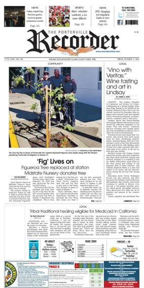 Cover of Porterville Recorder