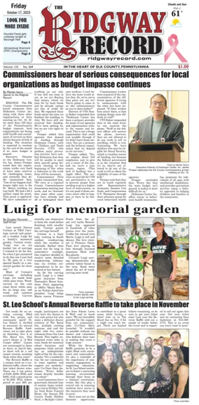 Cover of Ridgway Record