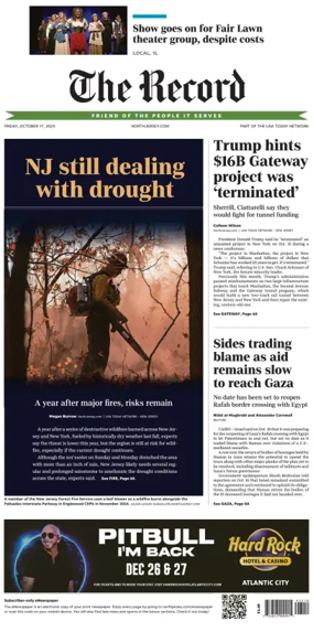 Cover of The Bergen Record