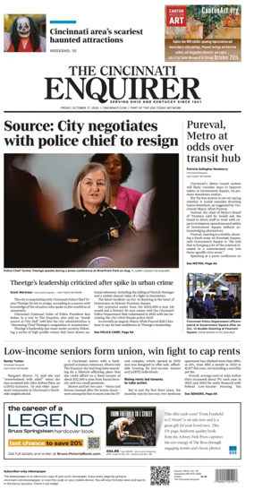Cover of The Cincinnati Enquirer