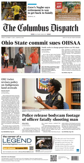 Cover of The Columbus Dispatch