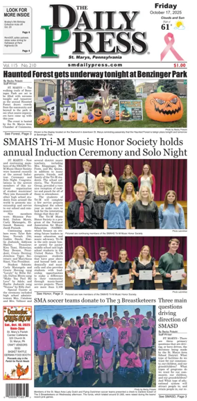 Cover of The Daily Press