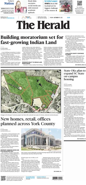 Cover of The Herald (Rock Hill)