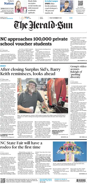 Cover of The Herald Sun