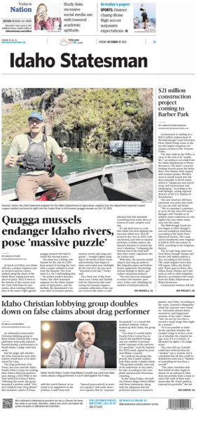 Cover of The Idaho Statesman