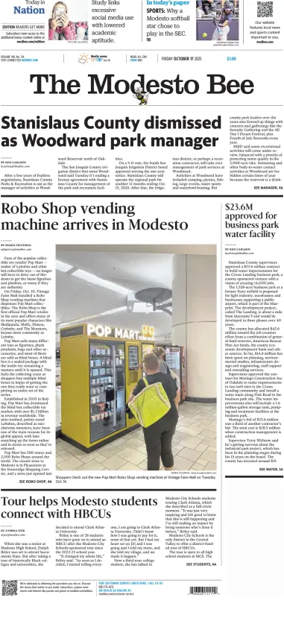 Cover of The Modesto Bee