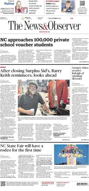 Cover of The News & Observer