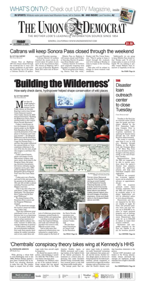 Cover of The Union Democrat