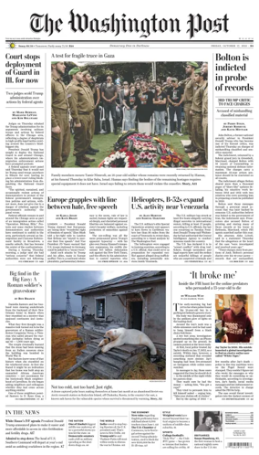 Cover of The Washington Post