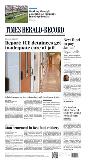 Cover of Times Herald-Record