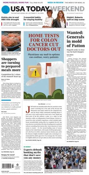 Cover of USA TODAY US Edition