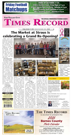 Cover of Valley City Times-Record