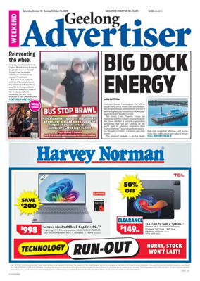 Cover of Geelong Advertiser