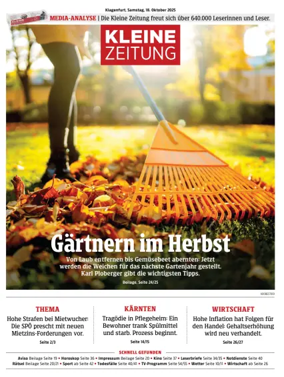 Cover of Kleine Zeitung Kaernten