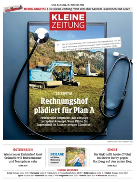 Cover of Kleine Zeitung Steiermark