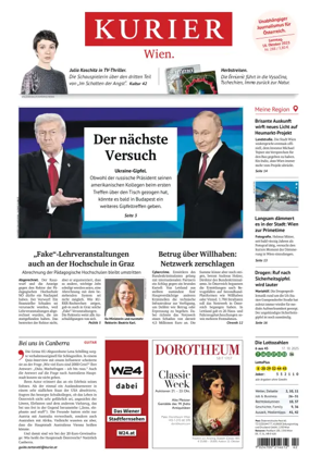 Cover of Kurier (Samstag)