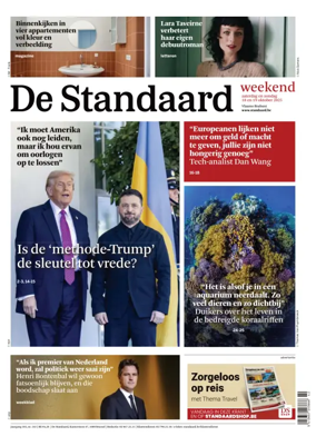 Cover of De Standaard