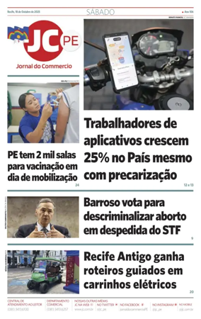 Cover of Jornal do Commercio