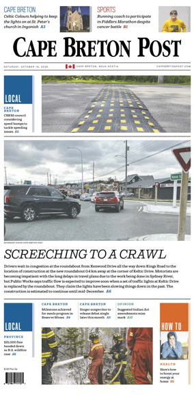 Cover of Cape Breton Post