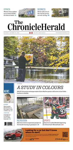 Cover of The Chronicle Herald (Provincial)