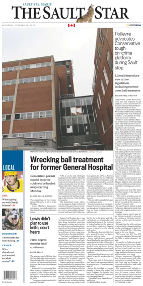 Cover of The Sault Star